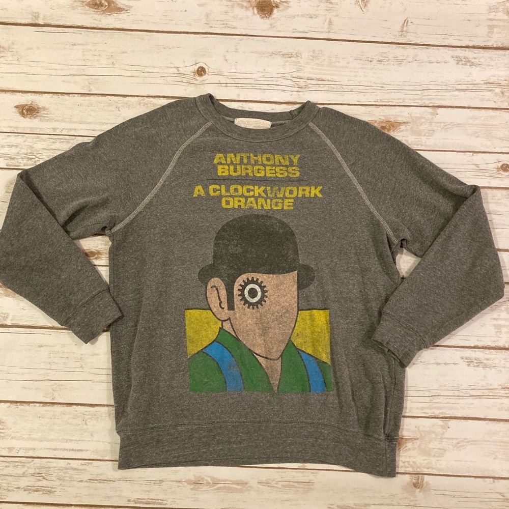 A Clockwork Orange Book Gray Sweatshirt Large